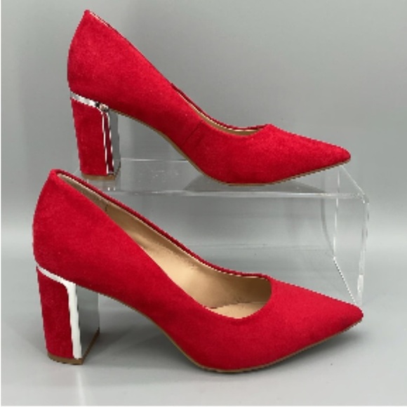 Alfani Elegant Red Women's Heels Sz 8 - Picture 7 of 8